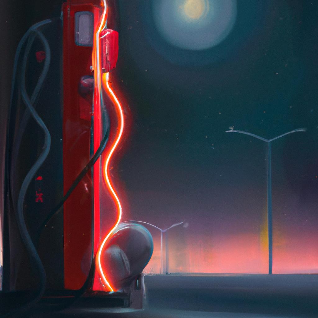 Imagem de capa do post "Sonhar com Gasolina Derramando: Entenda o Significado!" com um desenho digital