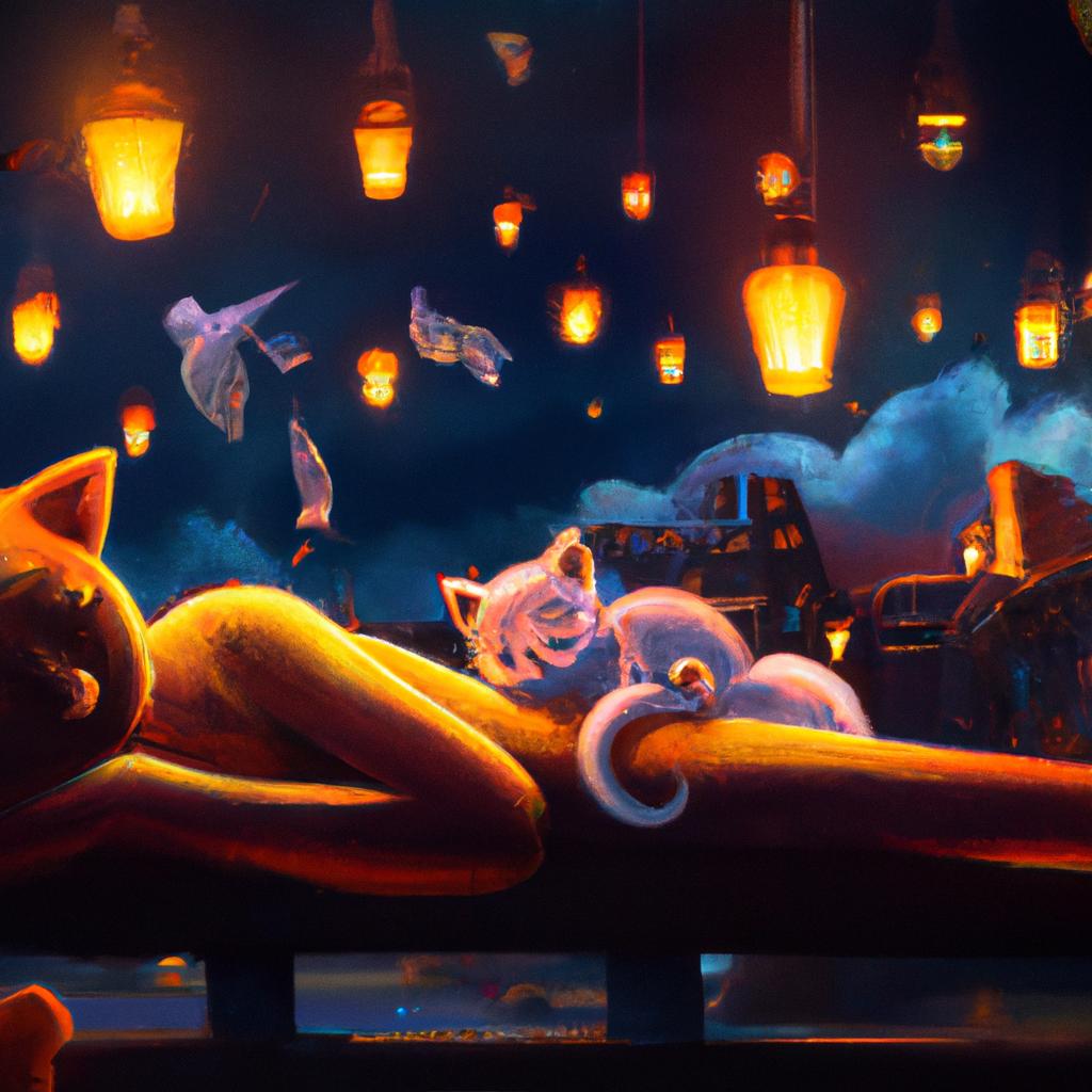 Imagem de capa do post "Descubra o que Significa Sonhar com Gatinhos Recém-Nascidos!" com um desenho digital