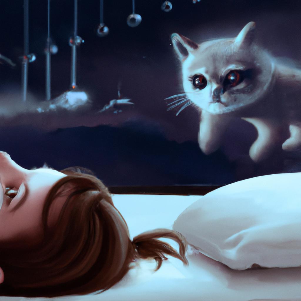 Imagem de capa do post "Sonhar com Gato Atropelado: Entenda o Significado!" com um desenho digital