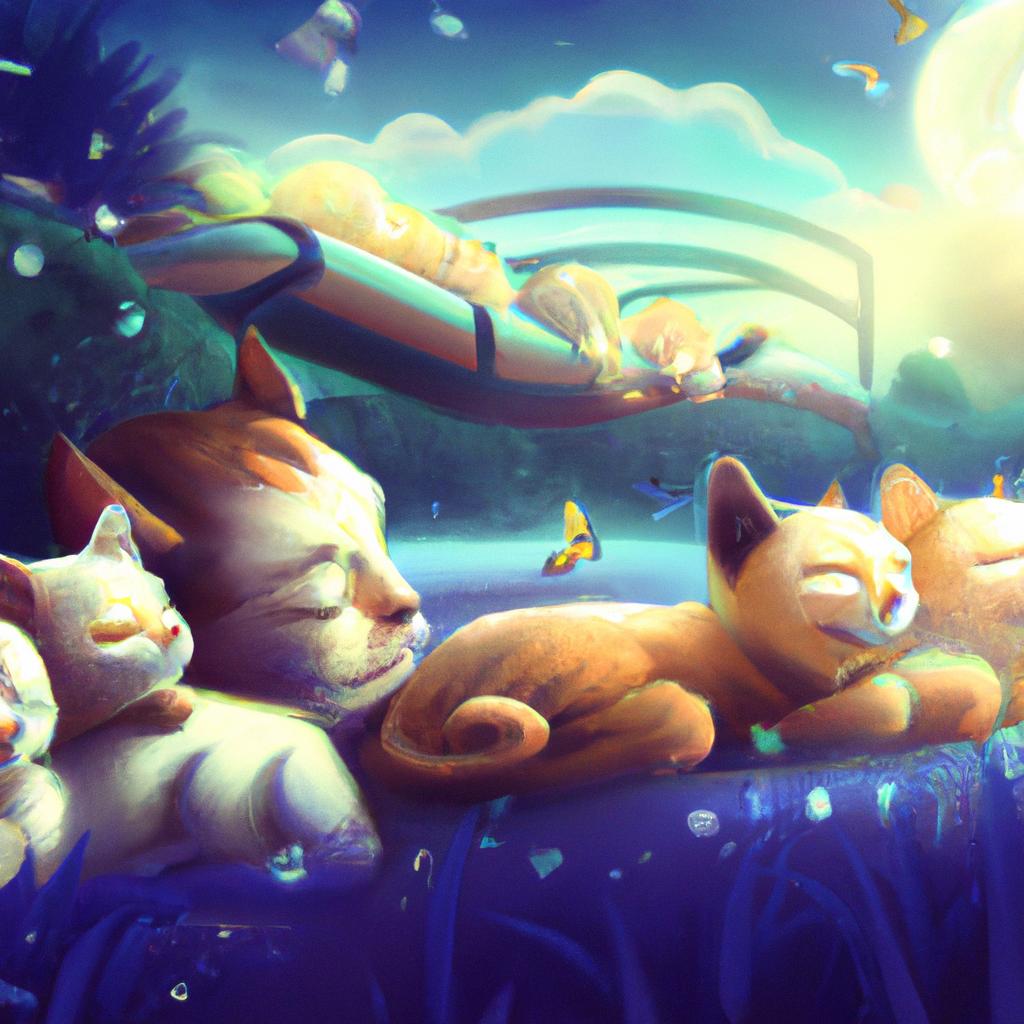 Imagem de capa do post Sonhar com Gato e Filhotes: Descubra o Significado! com um desenho digital