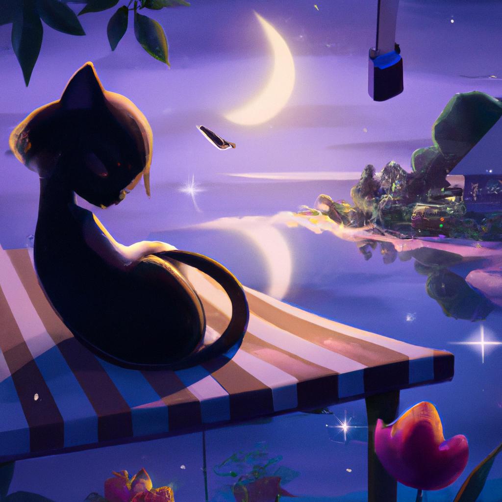 Imagem de capa do post "Saiba o Significado de Sonhar com Gato Preto no Jogo do Bicho!" com um desenho digital