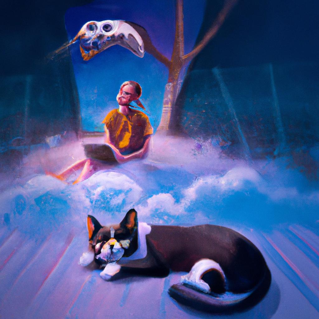 Imagem de capa do post "S. Com Gato Querendo Atacar: Descubra os Significados dos Seus Sonhos!" com um desenho digital