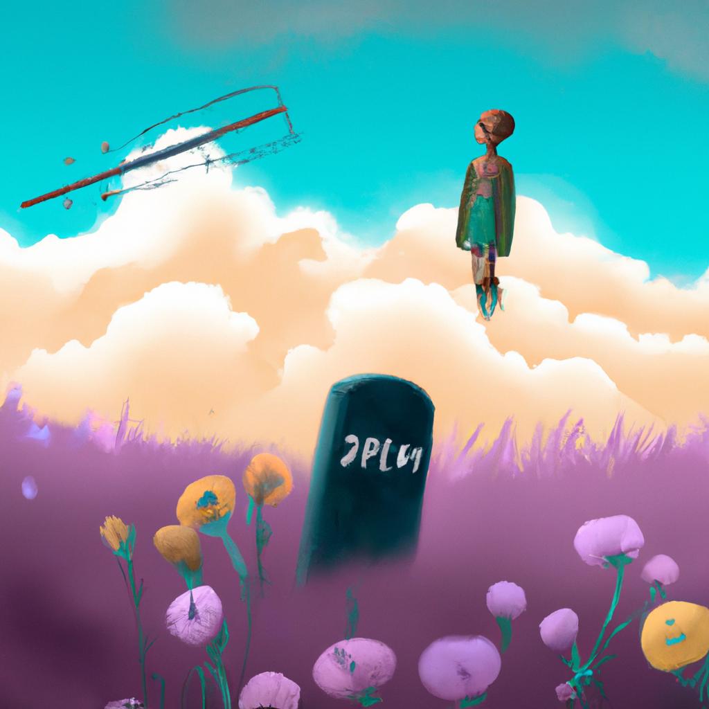 Imagem de capa do post Sonhar com Gente Morta: O Que Significa? com um desenho digital