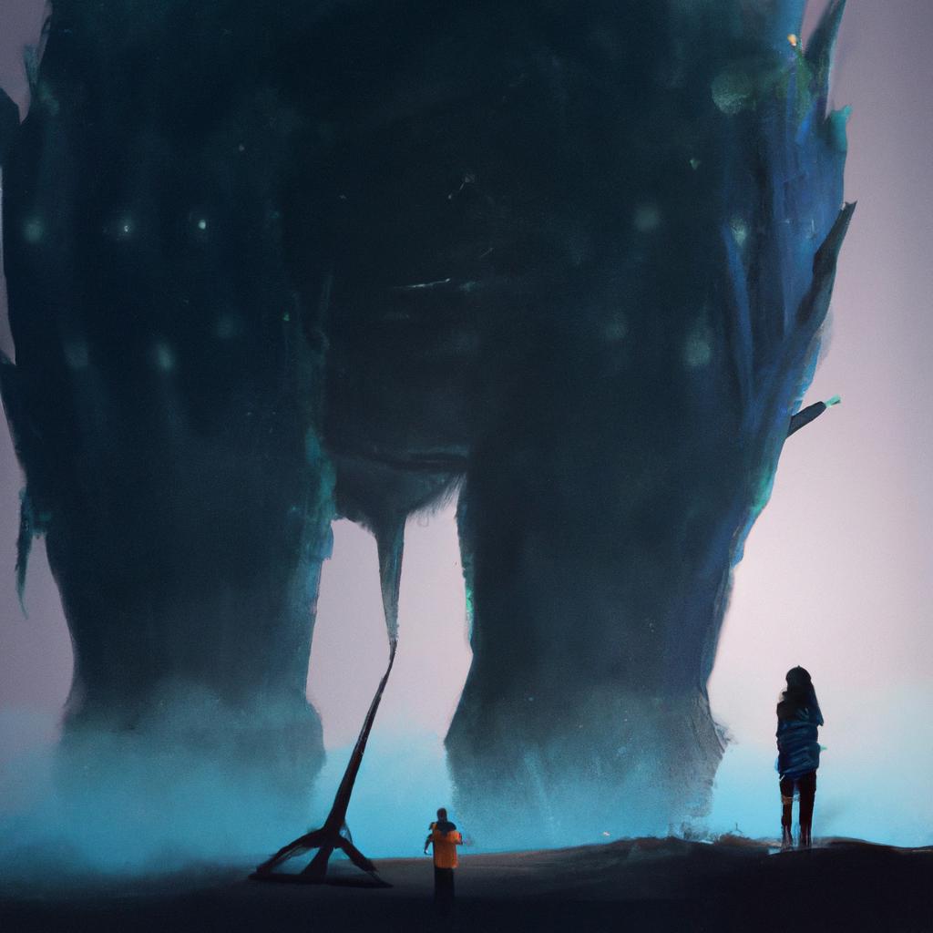 Imagem de capa do post Sonhar com Gigantes: O Significado Profundo Revelado! com um desenho digital