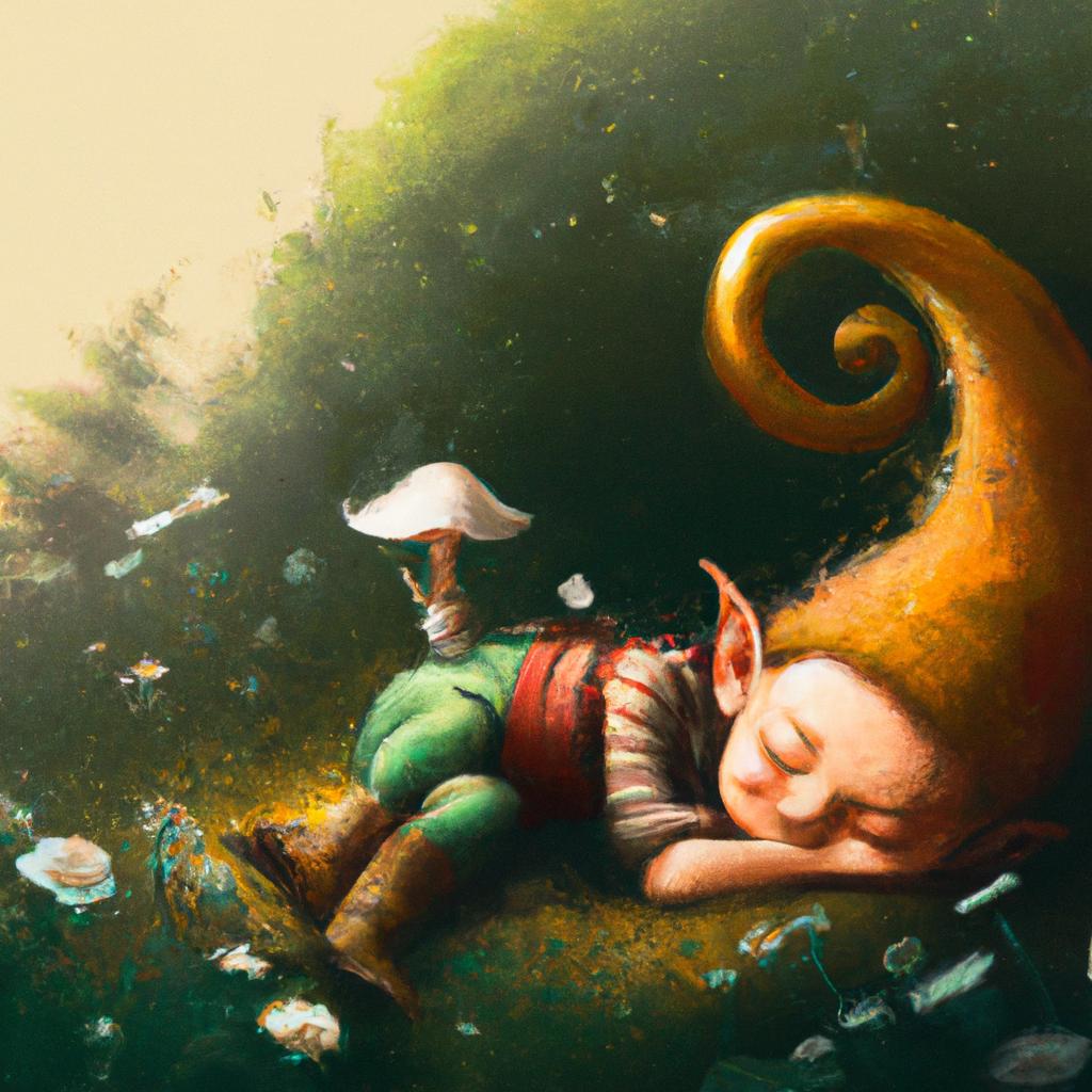 Imagem de capa do post "Descubra o que Significa Sonhar com Gnomo: Revelações inéditas!" com um desenho digital