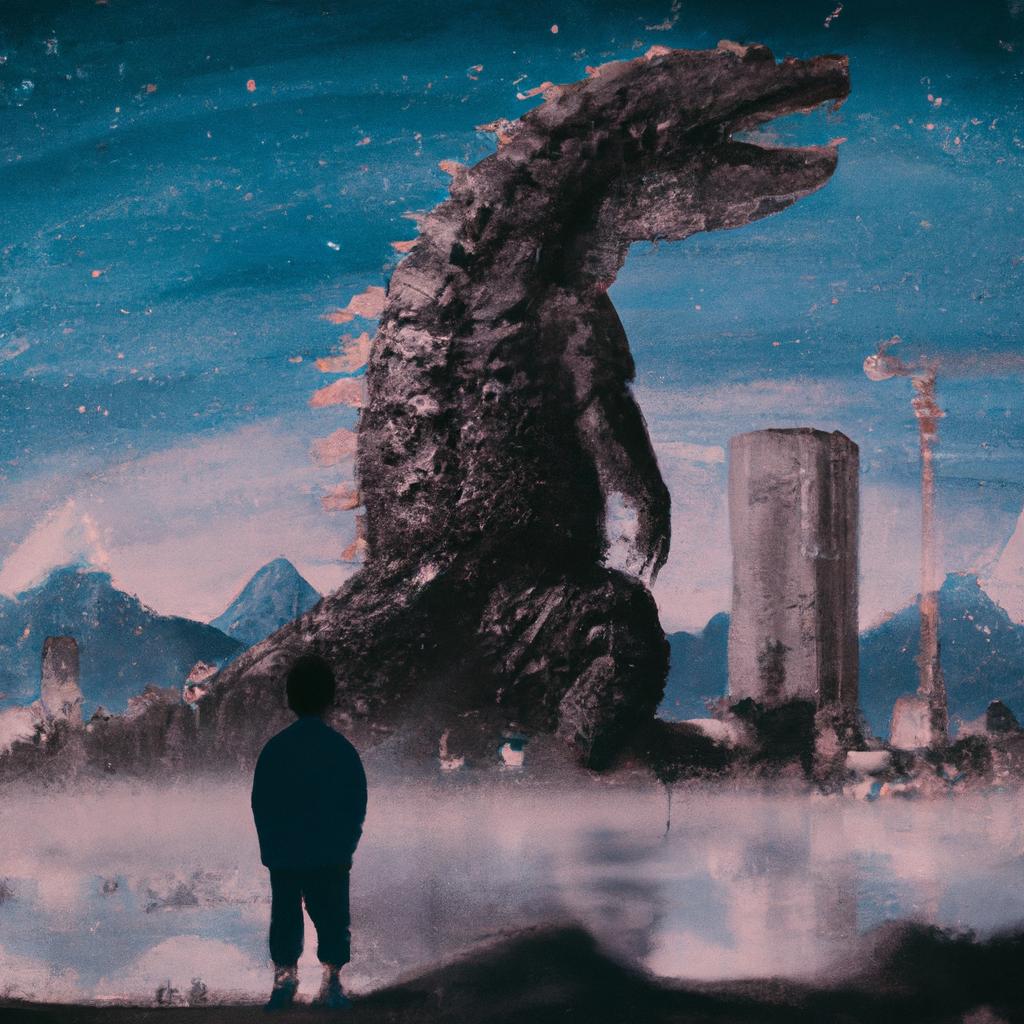 ilustação digital de 

 Sonhar com Godzilla: O Significado Revelado! 