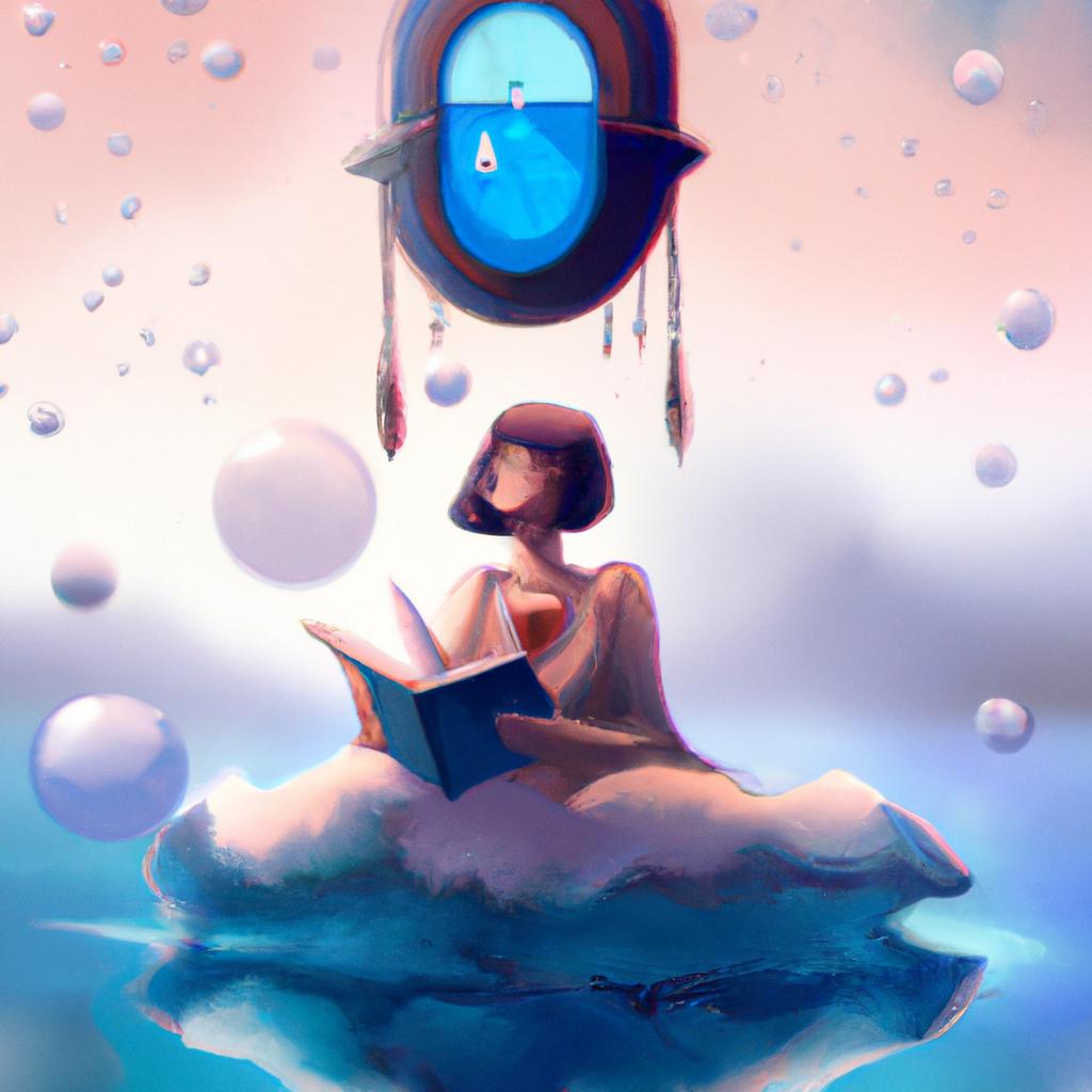 Imagem de capa do post "Descubra o Significado de Sonhar com Goteira: Livro dos Sonhos" com um desenho digital