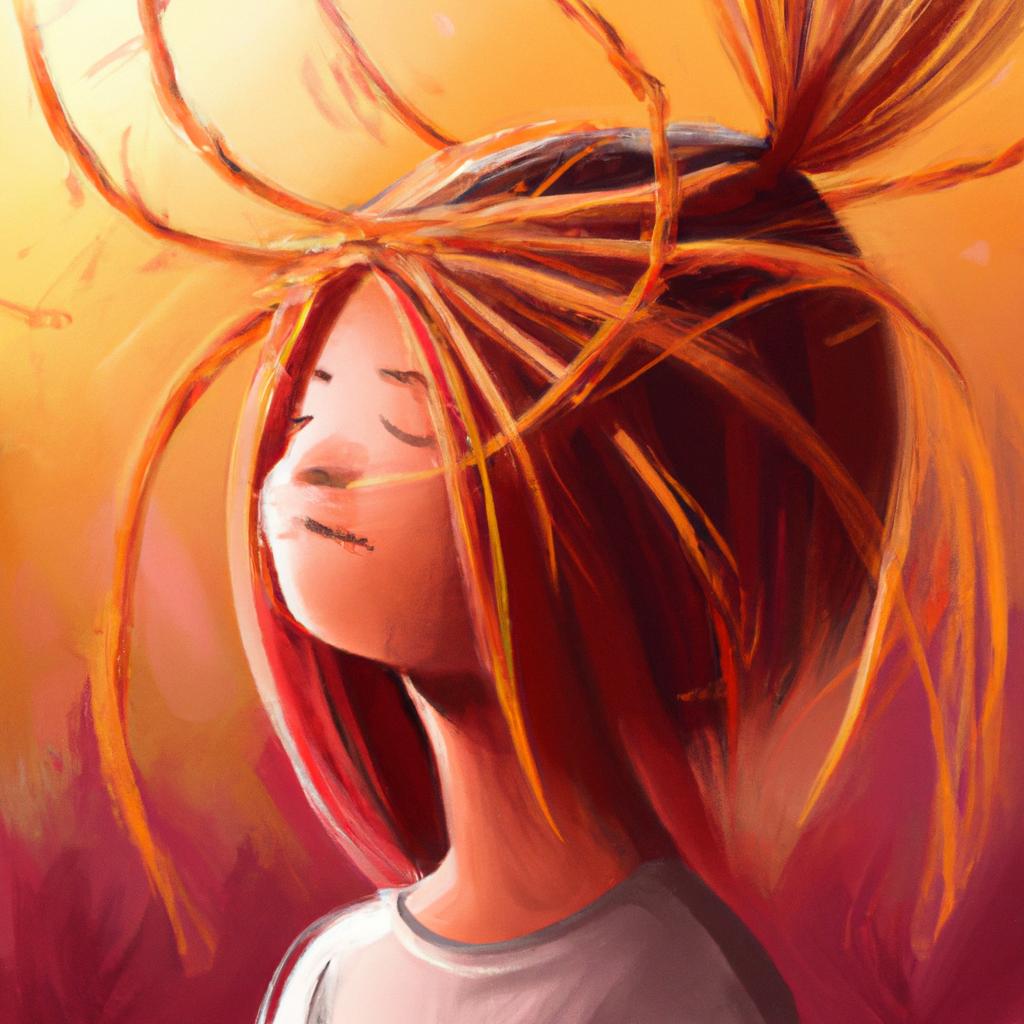 Imagem de capa do post "Sonhar com Grampo de Cabelo: Descubra seu Significado!" com um desenho digital