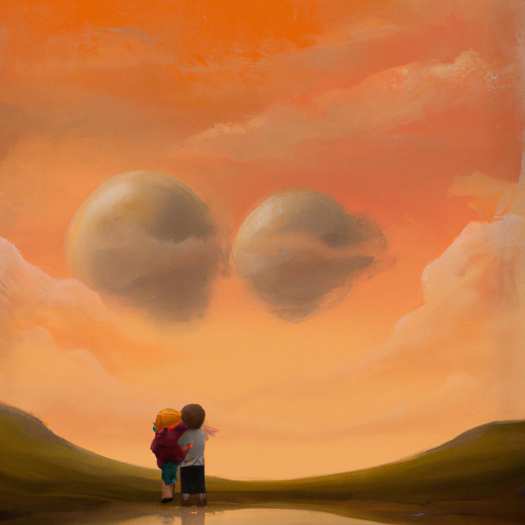 desenho digital com osonhar com gravidez de gemeos