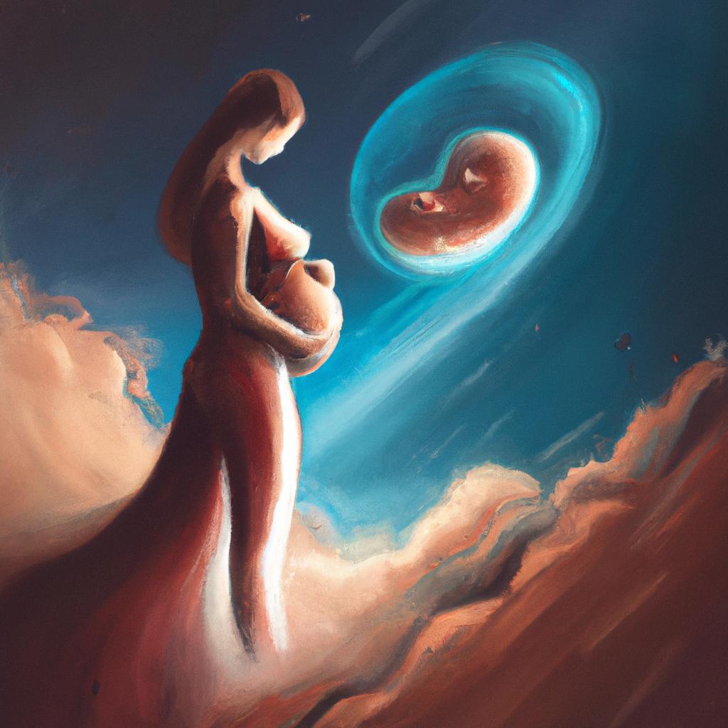 Imagem de capa do post "Descubra o Que Significa Sonhar com a Gravidez de Outra Pessoa!" com um desenho digital