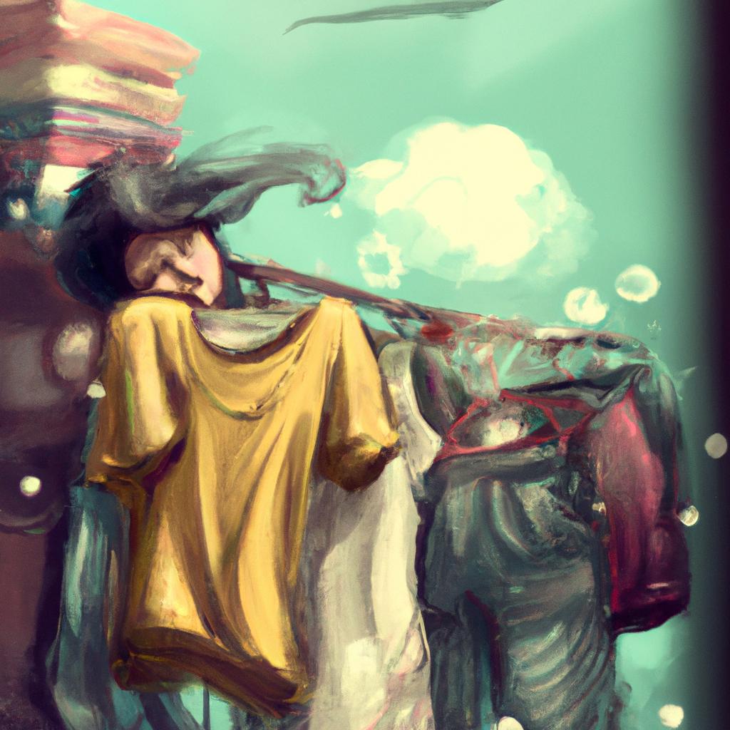 Imagem de capa do post "Sonhar com Guarda-Roupa Quebrado: Descubra seu Significado!" com um desenho digital