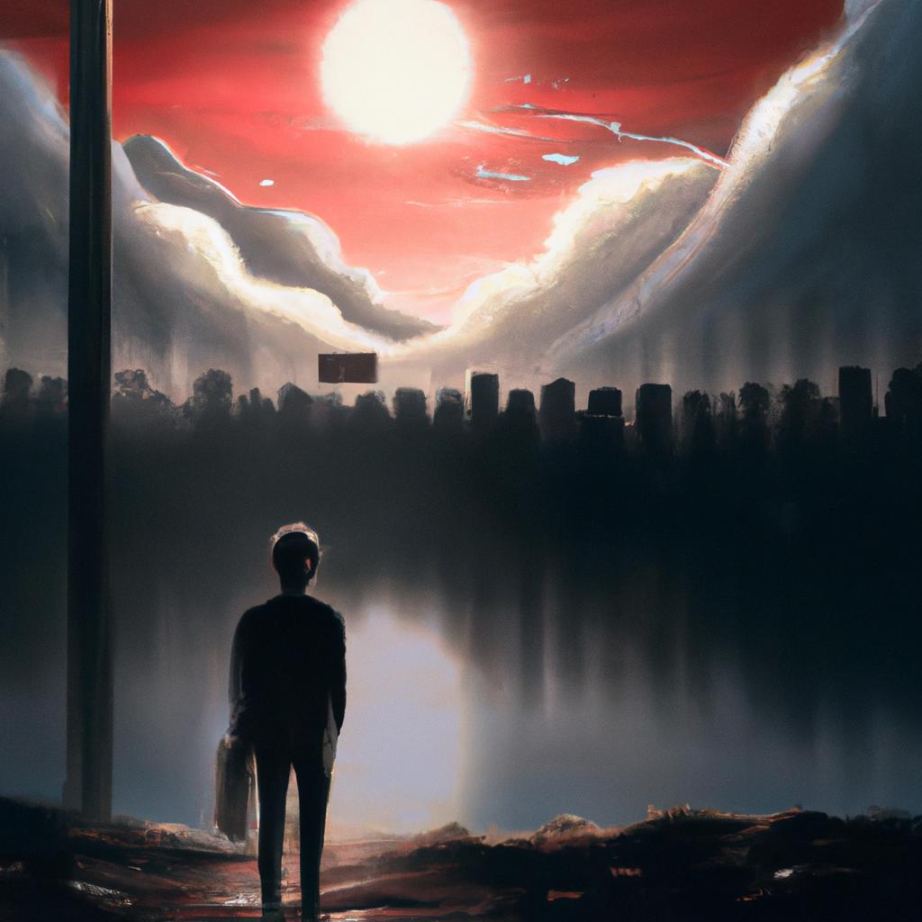Imagem de capa do post "Sonhar com Homem Desconhecido: Entenda o Significado" com um desenho digital