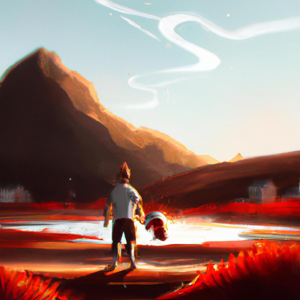 Imagem de capa do post "Descubra o Significado de Sonhar com Homem Grande!" com um desenho digital