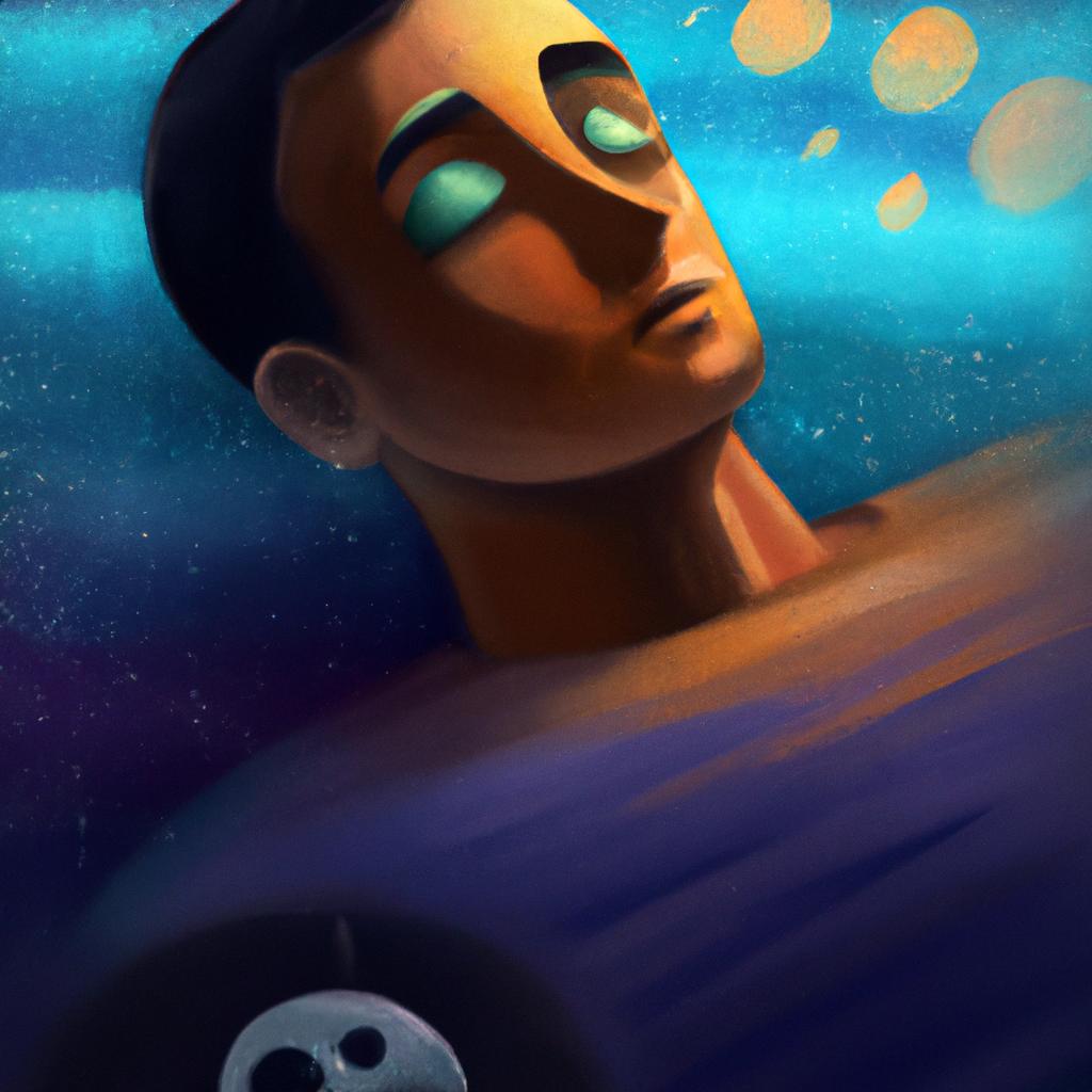 Imagem de capa do post "Sonhar com Homem Machucado: Entenda o Significado Desta Visão!" com um desenho digital
