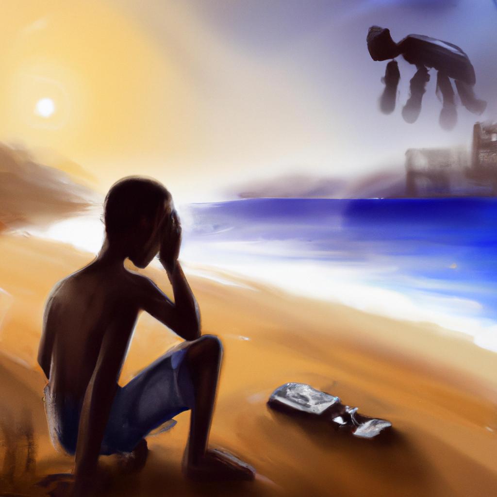 Imagem de capa do post "Descubra o Significado de Sonhar com Homem Rico Desconhecido!" com um desenho digital