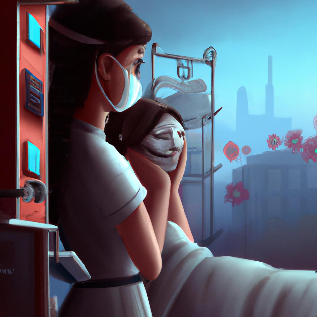 Imagem de capa do post "Sonhar com Hospital e Enfermeira: Descubra Seu Significado!" com um desenho digital