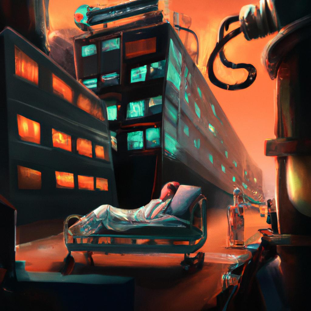 Imagem de capa do post Sonhar com Hospital Pegando Fogo: Descubra o Significado! com um desenho digital