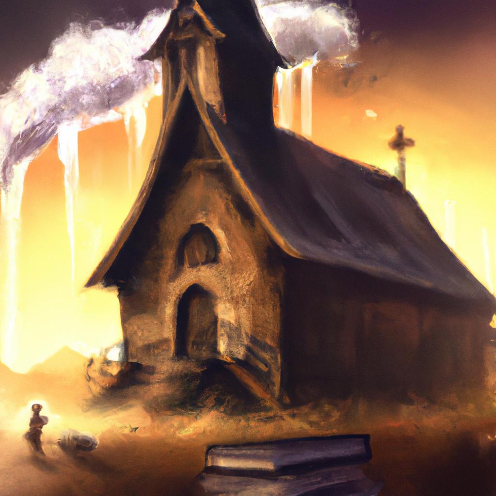 Imagem de capa do post Descubra o Significado de Sonhar com Igreja: o Livro dos Sonhos com um desenho digital