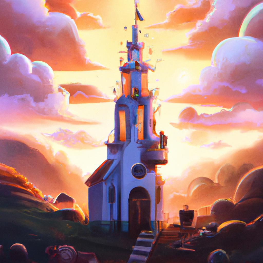 Imagem de capa do post "Descubra o que Significa Sonhar com Igreja no Jogo do Bicho!" com um desenho digital