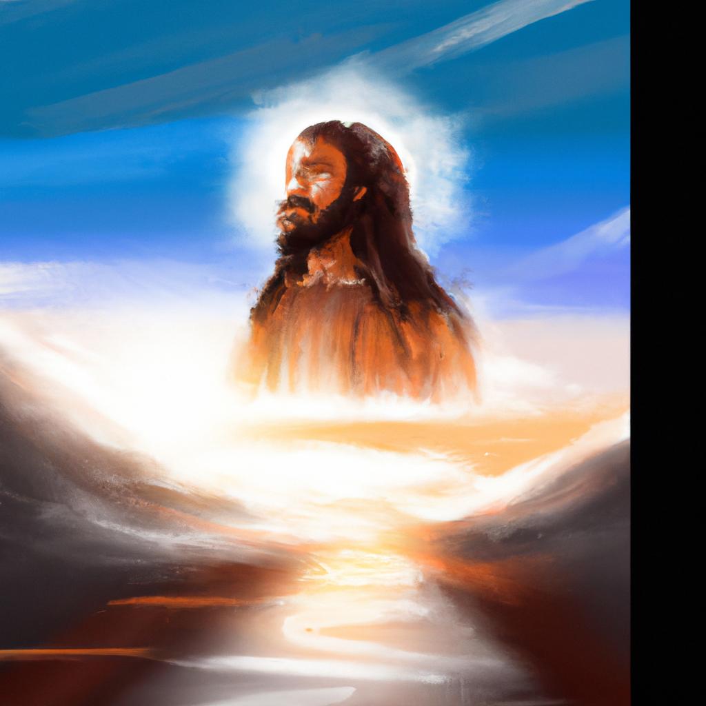 Imagem de capa do post Sonhar com Jesus: Descubra o Significado dessa Imagem! com um desenho digital