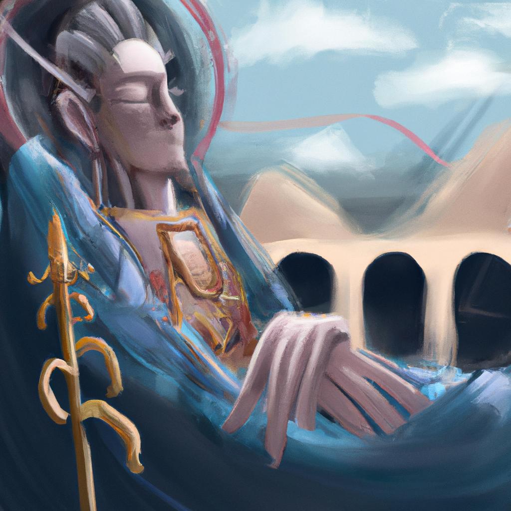 Imagem de capa do post "Descubra o Significado de Sonhar com Imagem de Santo Quebrada!" com um desenho digital