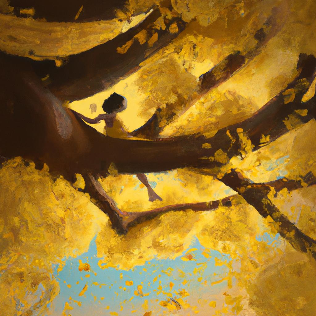 Imagem de capa do post "Descubra o que Significa Sonhar com Ipe Amarelo!" com um desenho digital