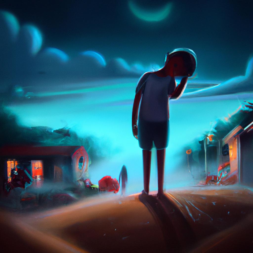Imagem de capa do post "Sonhar com Irmão Falecido: O Significado dessa Experiência" com um desenho digital