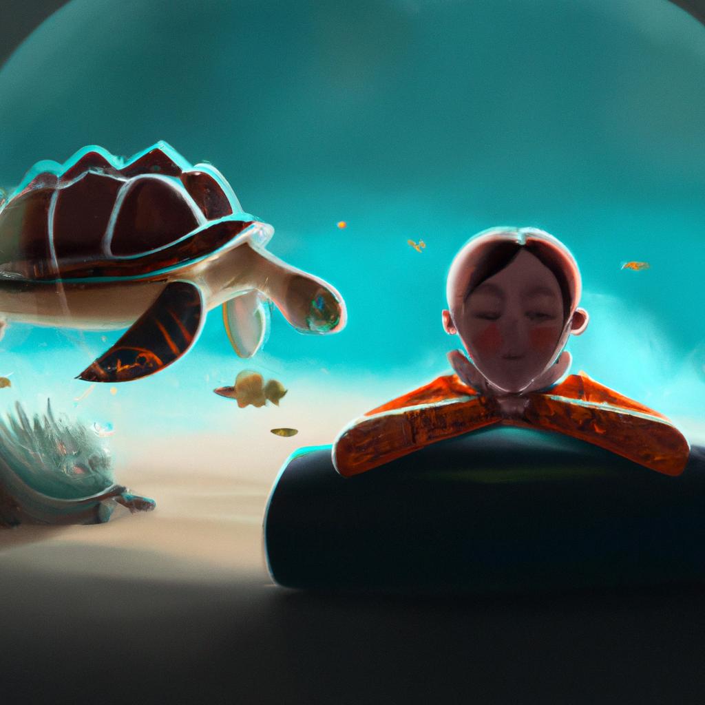 Imagem de capa do post "Descubra o Significado de Sonhar com Jabuti no Jogo do Bicho!" com um desenho digital