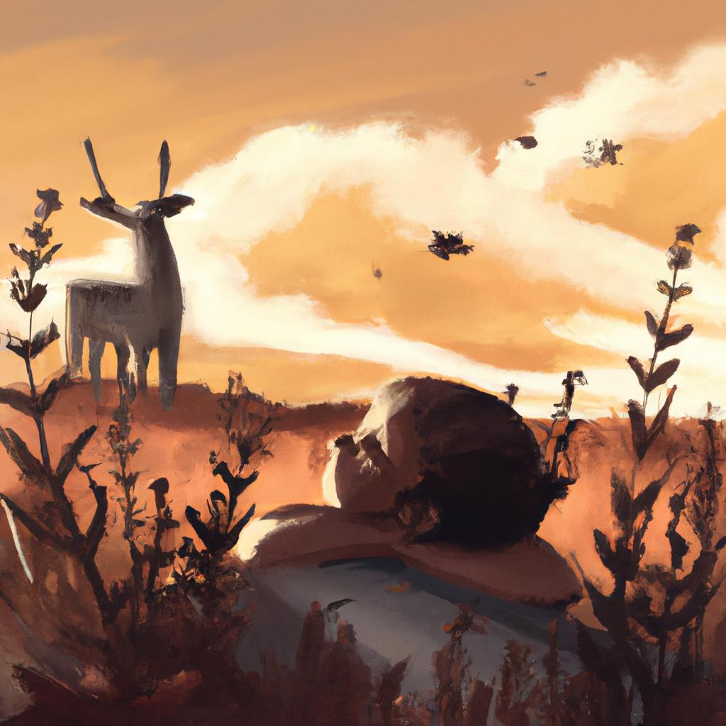 Imagem de capa do post "Descubra o Significado do Sonho com Jegue!" com um desenho digital