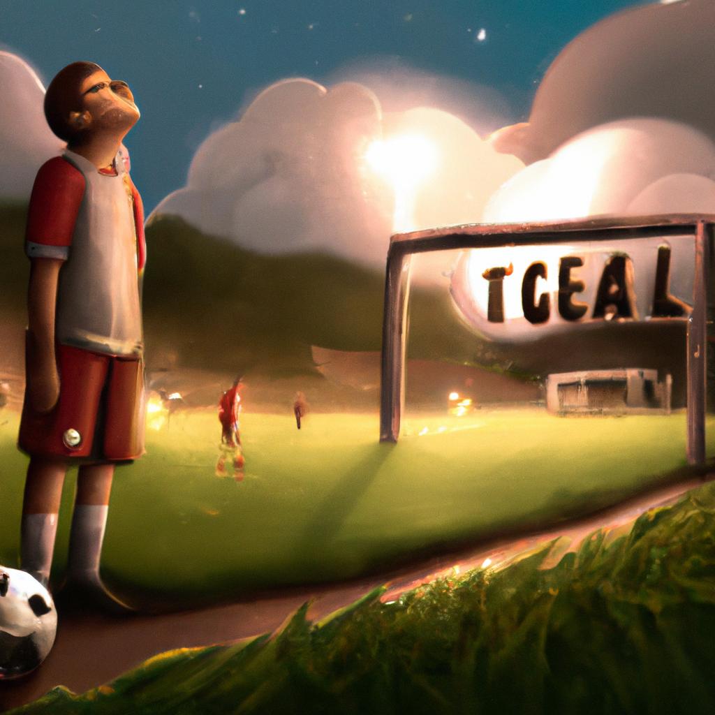 Imagem de capa do post Descubra o que Significa Sonhar com Jogador de Futebol! com um desenho digital
