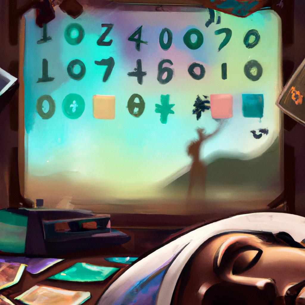 Imagem de capa do post "Descubra o que Significa Sonhar com Jogo de Loteria!" com um desenho digital
