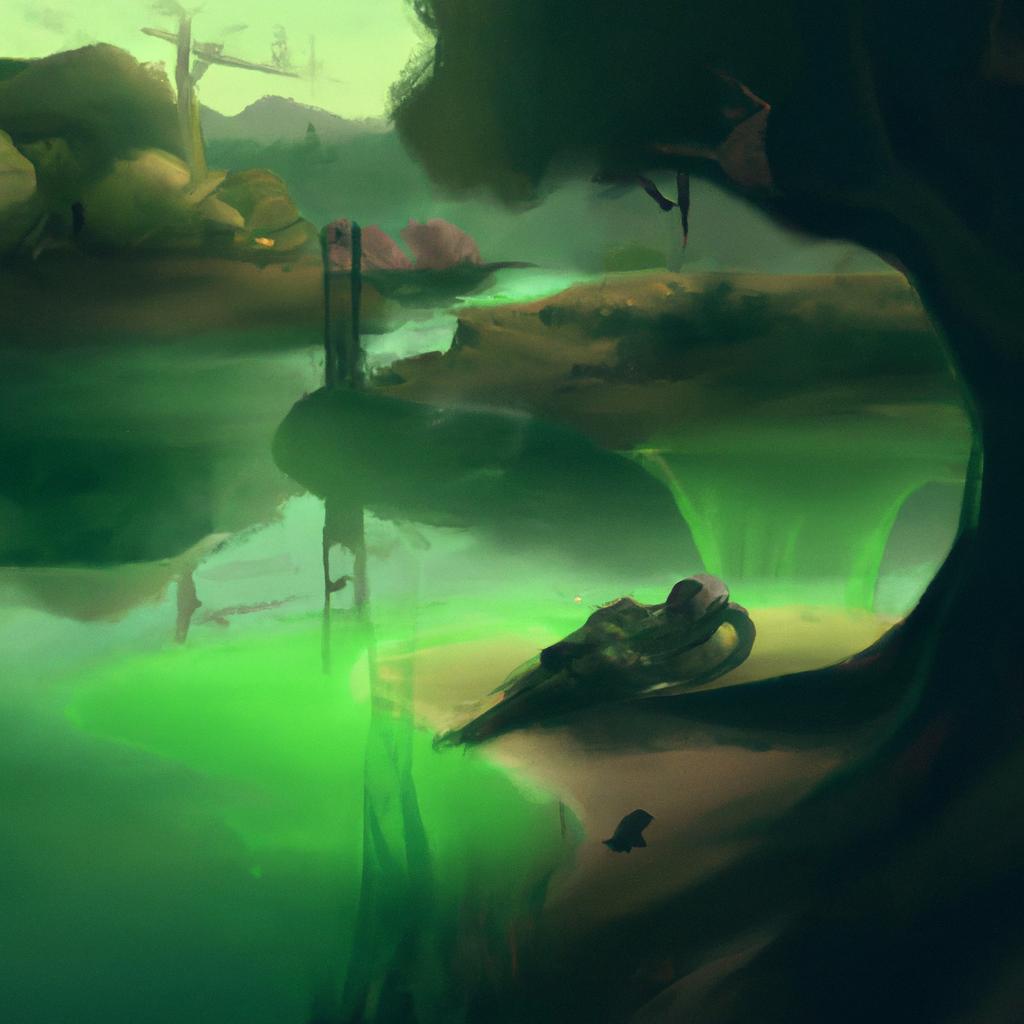 sonhar com lago verde2