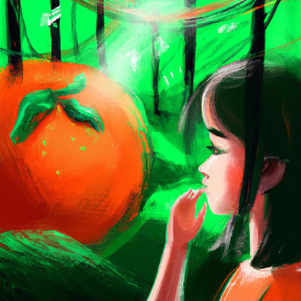 sonhar com laranja verde2