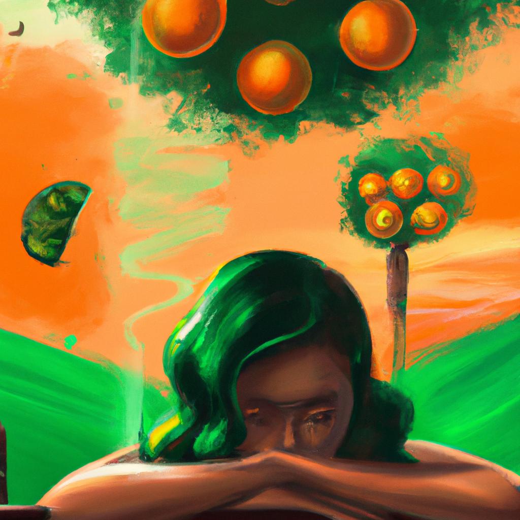 sonhar com laranja verde3
