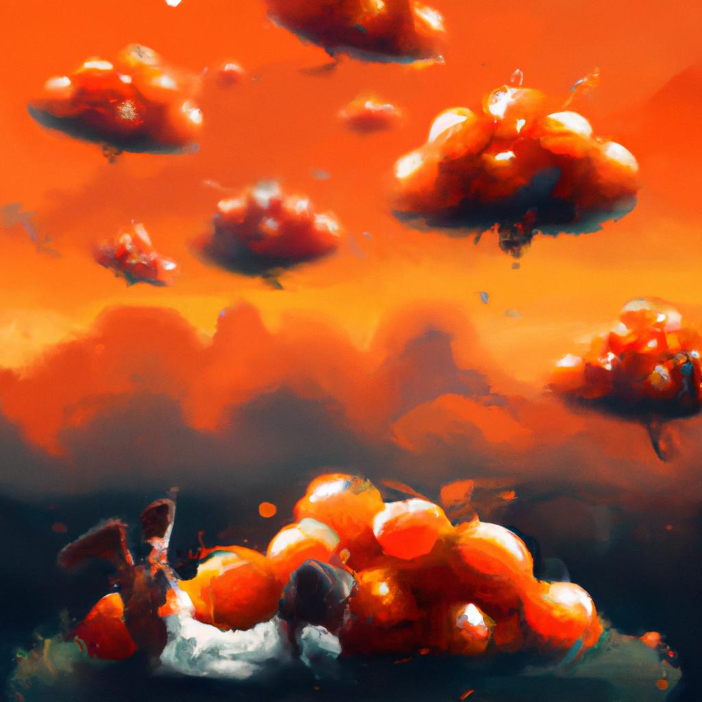 Imagem de capa do post "Descubra o Significado de Sonhar com Laranjas!" com um desenho digital