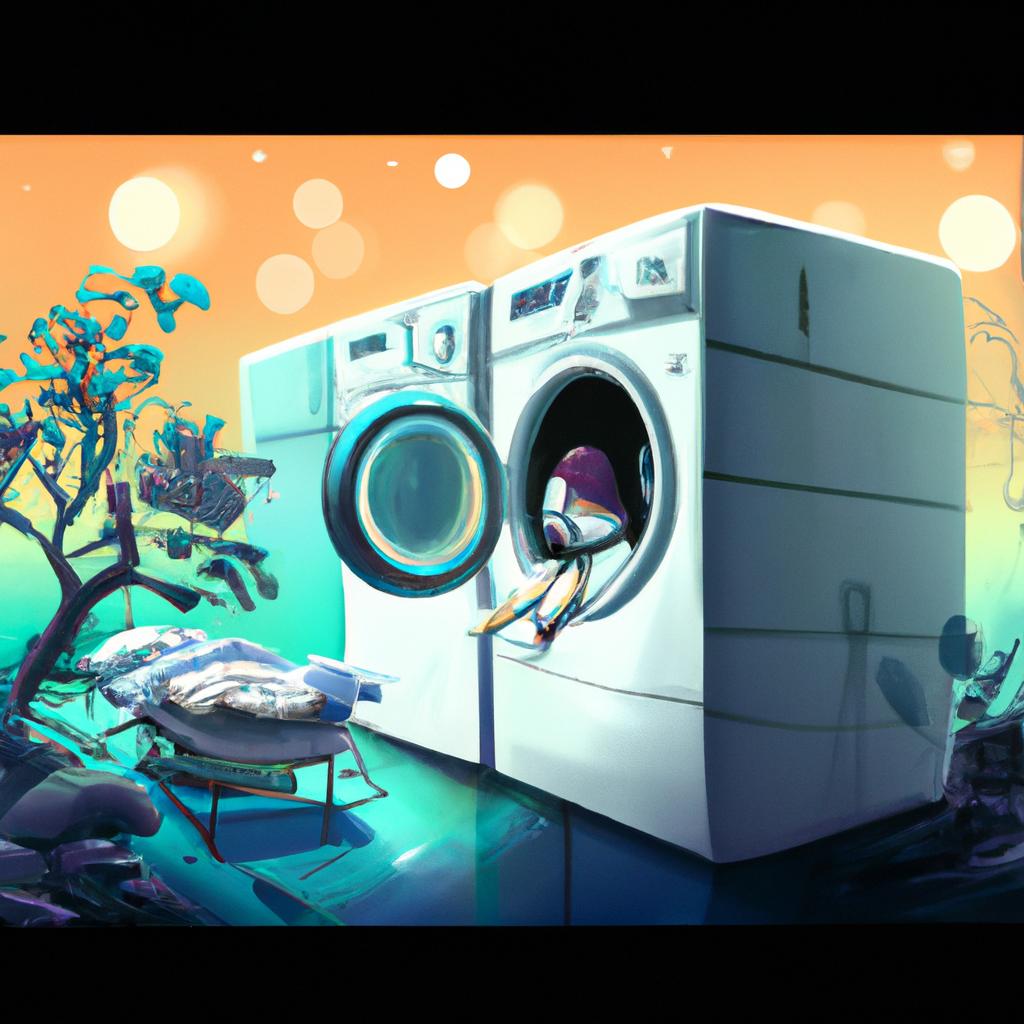 Imagem de capa do post "Descubra o Significado de Sonhar com Lavando Roupa!" com um desenho digital