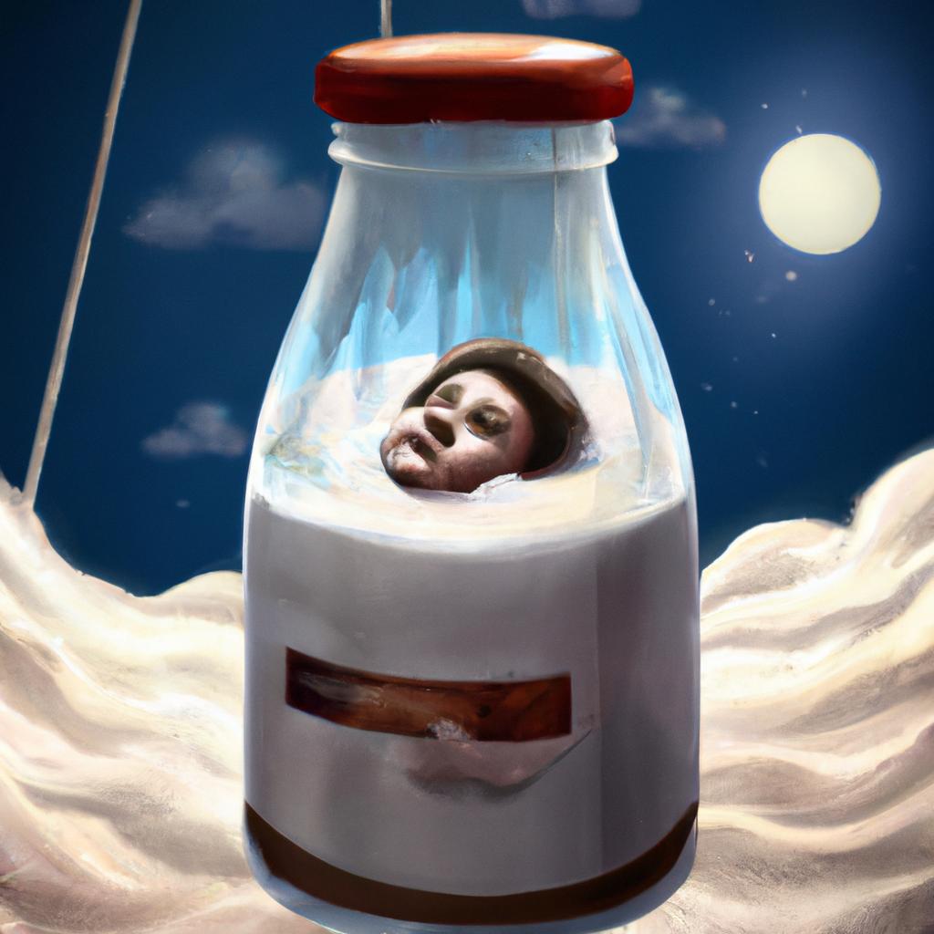 Imagem de capa do post "Descubra o Significado de Sonhar com Leite Condensado!" com um desenho digital