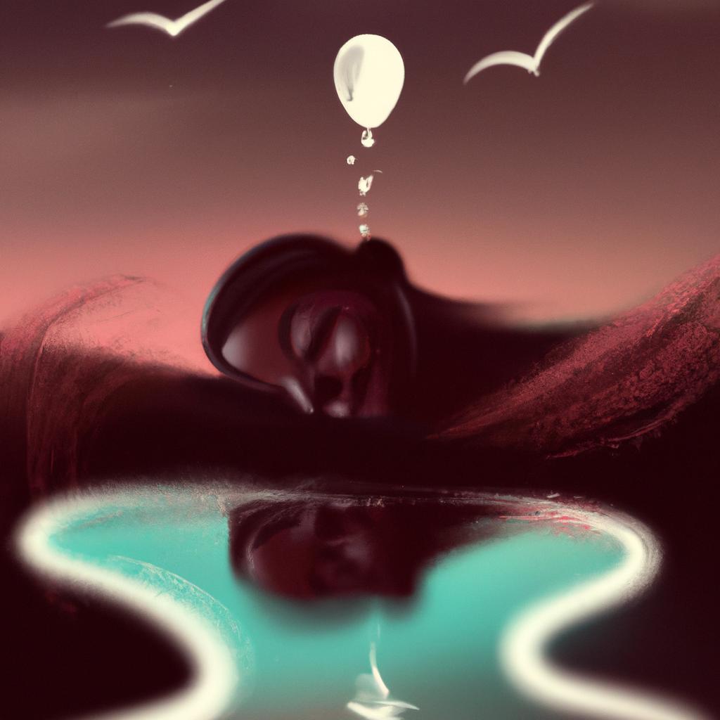 Imagem de capa do post "Descubra o Significado de Sonhar com Linha Preta!" com um desenho digital