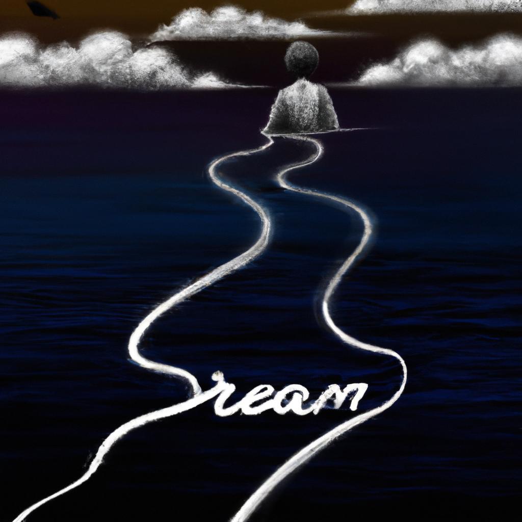 Imagem de capa do post "Sonhar com Linha: Descubra o Significado desse Sonho!" com um desenho digital