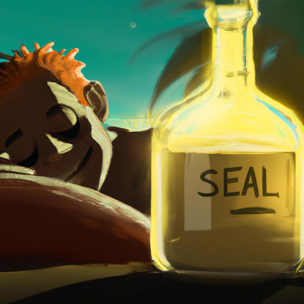 Imagem de capa do post "Sonhar com Litro de Cachaça: Entenda o Significado!" com um desenho digital