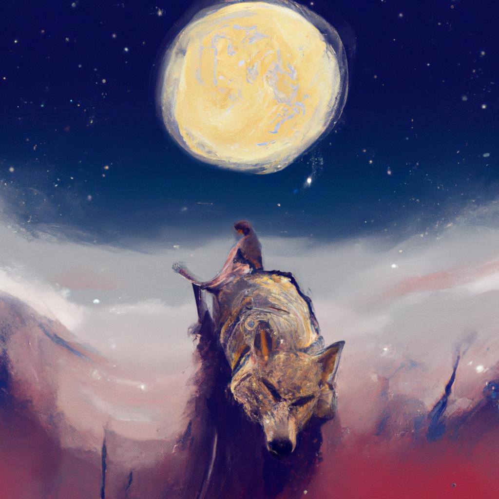 Imagem de capa do post Sonhar com Lobo Guará: Descubra o Seu Significado! com um desenho digital