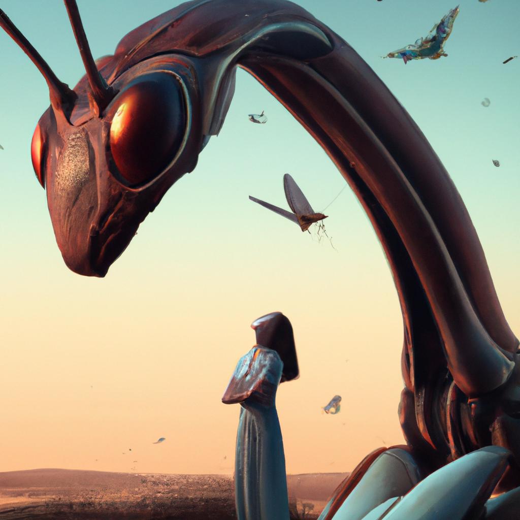 sonhar com louva deus gigante3