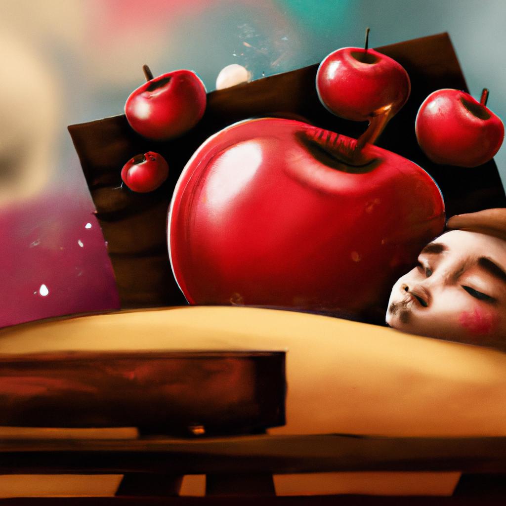 Imagem de capa do post "Maca Podre: Descubra o Significado de Sonhos com ela!" com um desenho digital