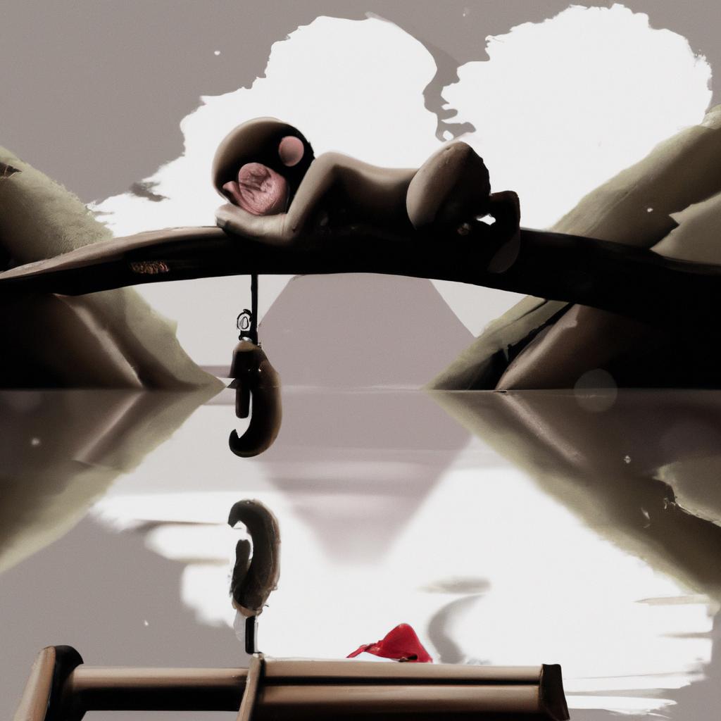 Imagem de capa do post "Descubra o Significado de Sonhar com Macaco Preto!" com um desenho digital