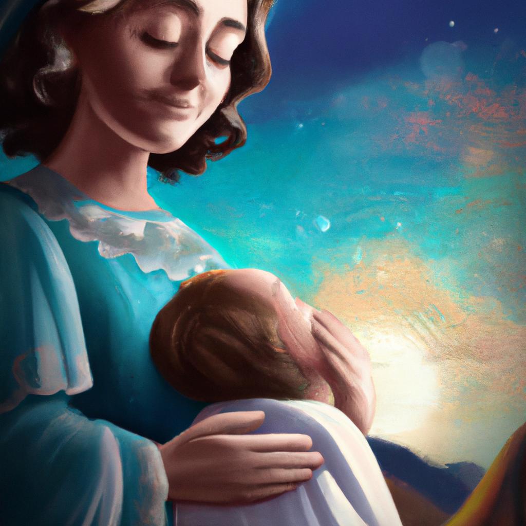 Imagem de capa do post "Descubra o Significado de Sonhar com Mae de Santo!" com um desenho digital