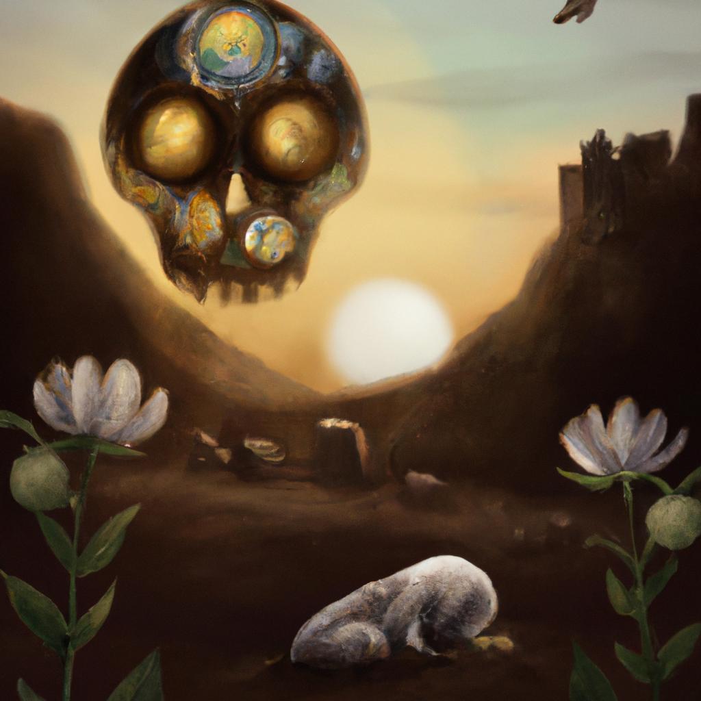 Imagem de capa do post "Sonhar com Mãe Morta: Descubra o Significado de seu Sonho!" com um desenho digital