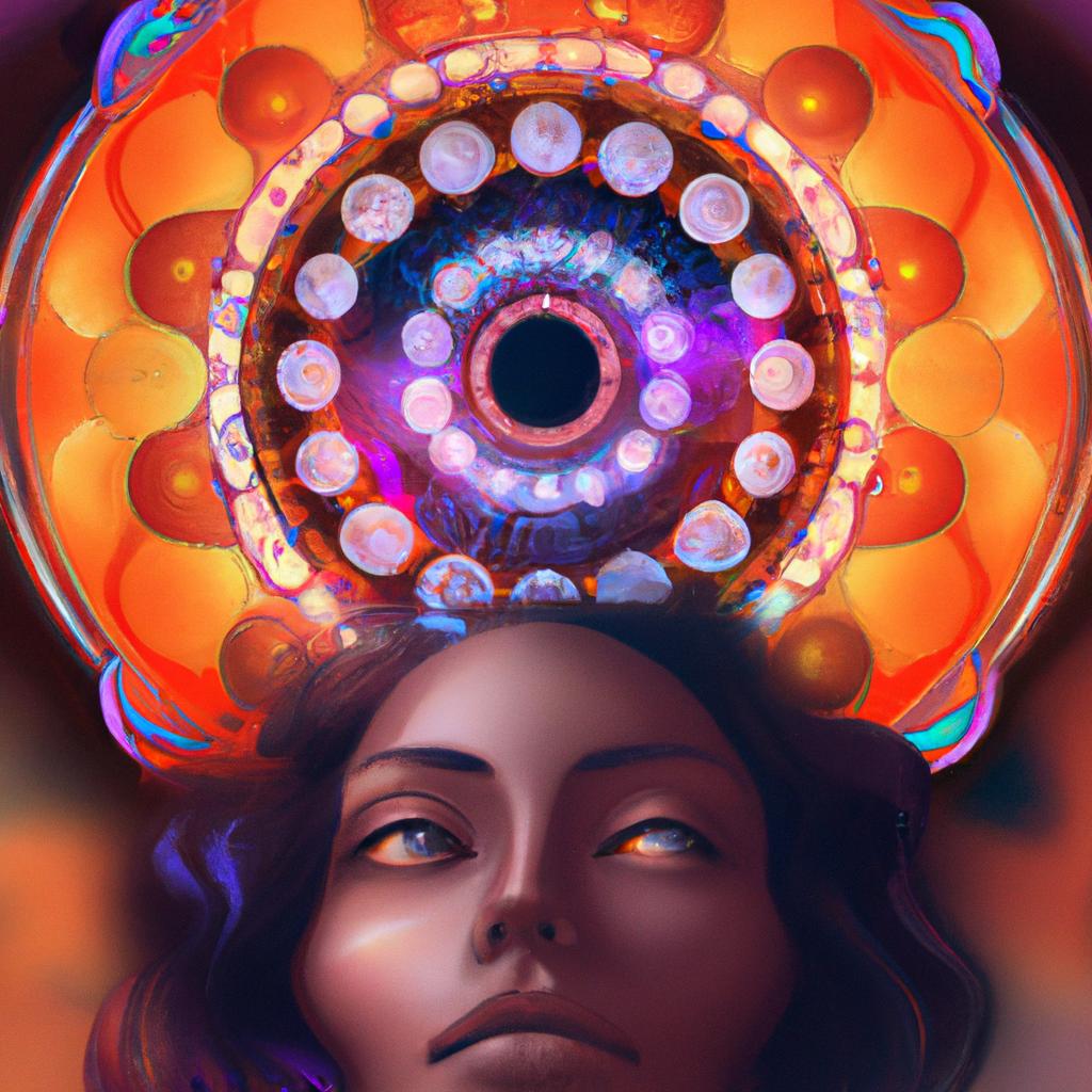 Imagem de capa do post "Sonhar com Mandala: Descubra o Significado Oculto!" com um desenho digital