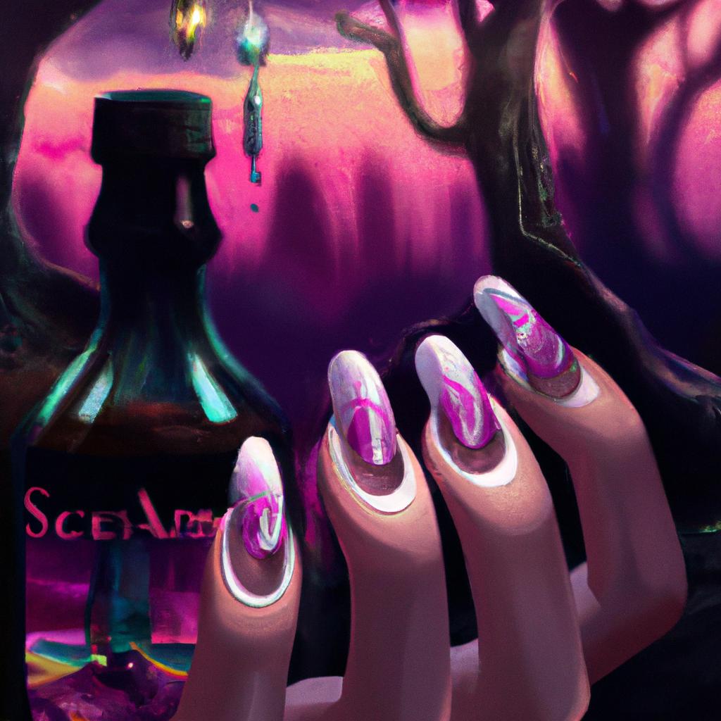 Imagem de capa do post "Descubra o Significado de Sonhar com Manicure: Uma Revelação!" com um desenho digital