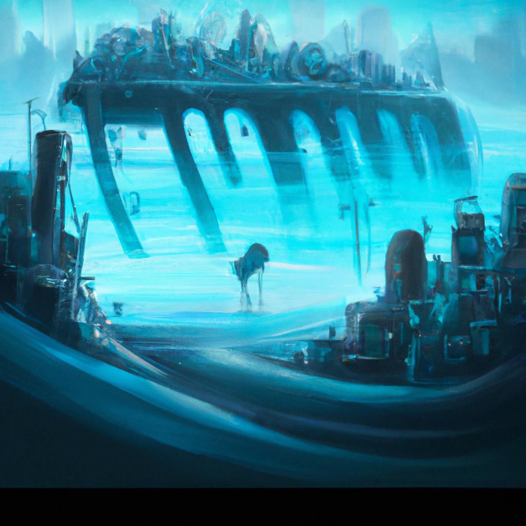 Imagem de capa do post Descubra o Significado de Sonhar com Mar Invadindo a Cidade! com um desenho digital