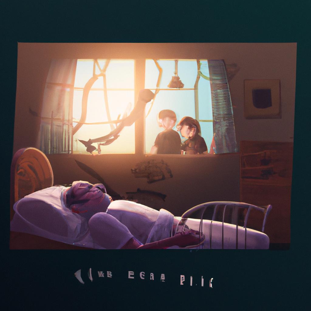 Imagem de capa do post "Misterios do Sonho: O Que Significa Sonhar com Marido Morto?" com um desenho digital